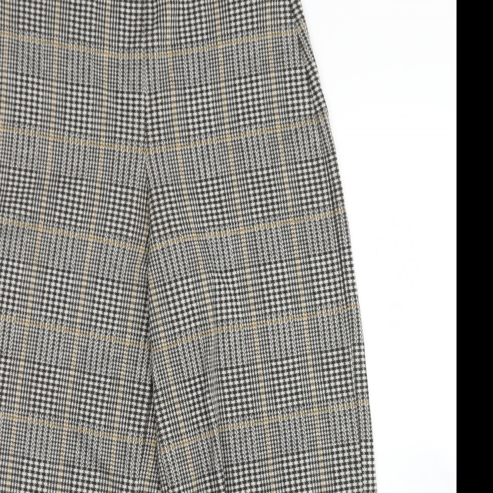 Womens UK Size S H&M Regular Fit Dress Pants Brown Trousers