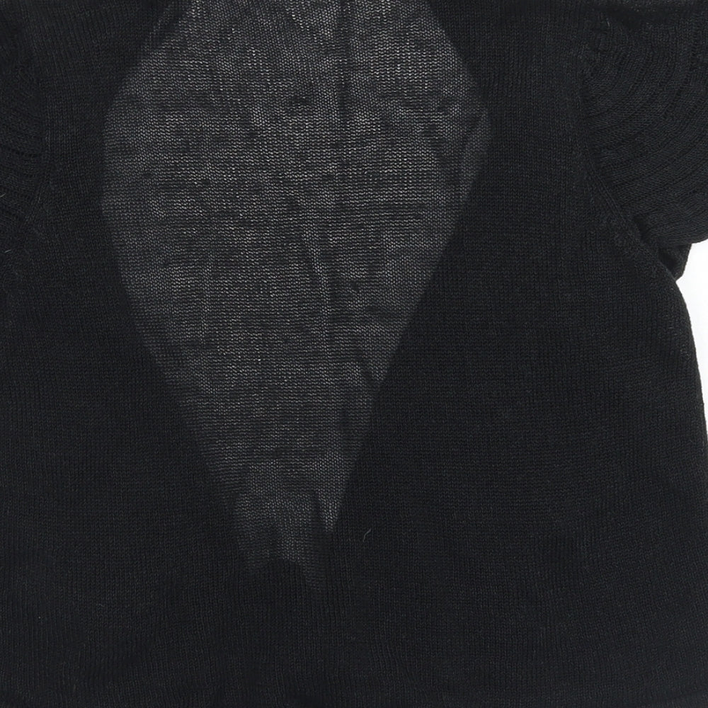 Womens UK Size 12 Marks & Spencer Black Cardigan Jumper