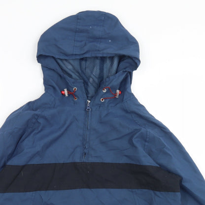 WS Sport Girls Blue   Anorak Jacket Size 11-12 Years  Zip