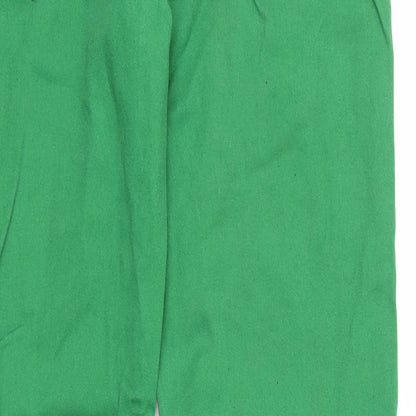 Womens UK Size 30 in C&A Regular Fit Chino Green Trousers