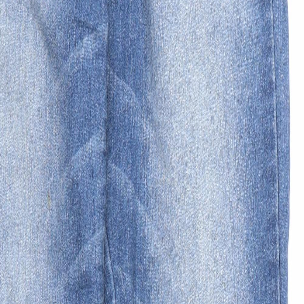 Womens UK Size 10 TALLY WEiJL Regular Fit Skinny Blue Jeans