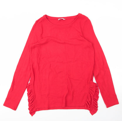 Womens UK Size 12 NEXT Red Pullover Jumper