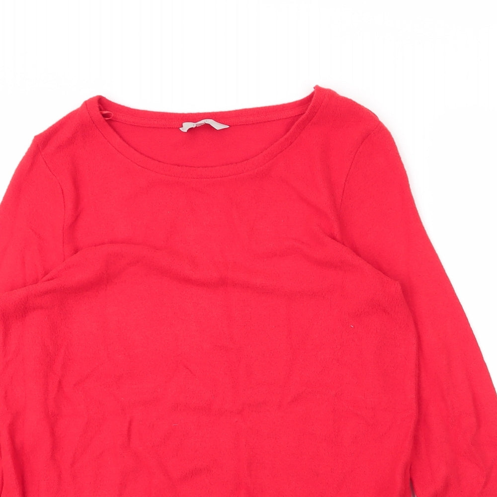 Womens UK Size 12 NEXT Red Pullover Jumper