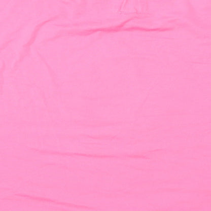Womens UK Size S Chelsea Peers Pink Basic T-Shirt