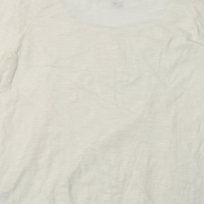 Matalan Womens Beige  Cotton Pullover Sweatshirt Size 16  Pullover