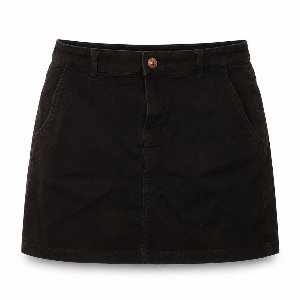 Womens UK Size 4 H&M A-Line Denim Skirt