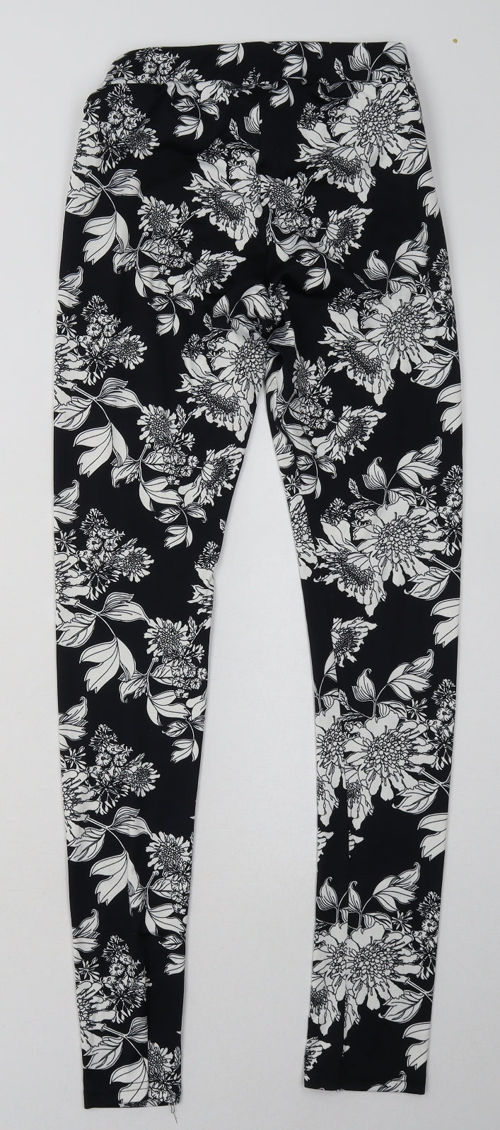 Womens UK Size S H&M Regular Fit Sweatpants Black Trousers
