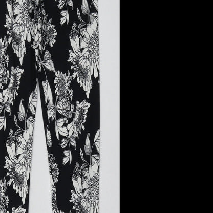 Womens UK Size S H&M Regular Fit Sweatpants Black Trousers