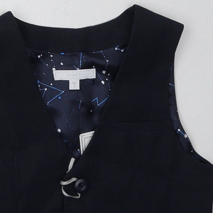 Debenhams Boys Blue   Shirt Jacket Blazer Size 3 Years  Button