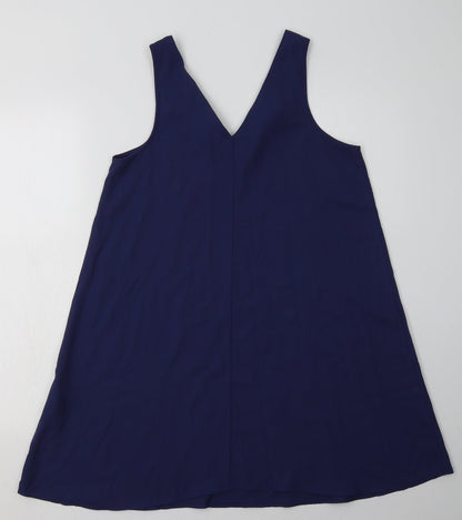 FOREVER 21 Womens Purple  Polyester Basic Tank Size S V-Neck