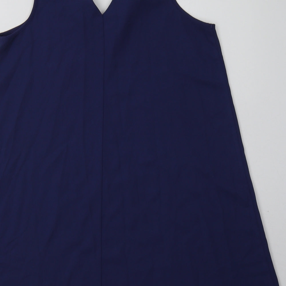 FOREVER 21 Womens Purple  Polyester Basic Tank Size S V-Neck