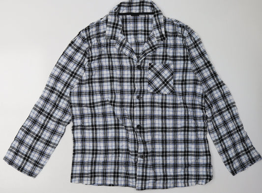 Mens UK Size XL Livergy Blue  Button-Up Long Sleeve Casual Shirt