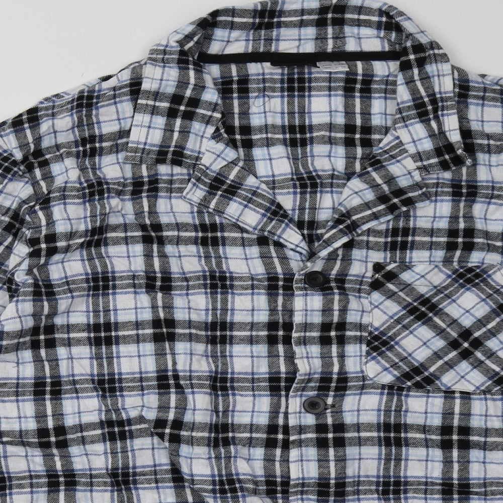 Mens UK Size XL Livergy Blue  Button-Up Long Sleeve Casual Shirt