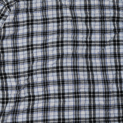 Mens UK Size XL Livergy Blue  Button-Up Long Sleeve Casual Shirt