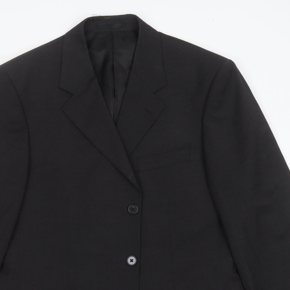 Mens UK Size 40 Brook Taverner Regular Grey Suit Jacket
