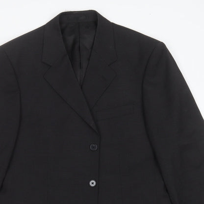 Mens UK Size 40 Brook Taverner Regular Grey Suit Jacket