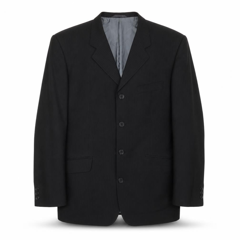 Mens UK Size 44 Genesis Regular Black Suit Jacket