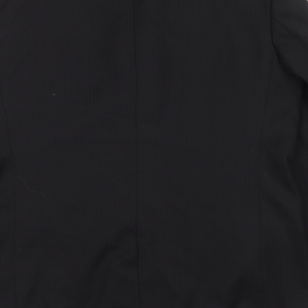 Mens UK Size 44 Genesis Regular Black Suit Jacket