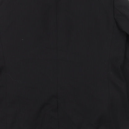 Mens UK Size 44 Genesis Regular Black Suit Jacket