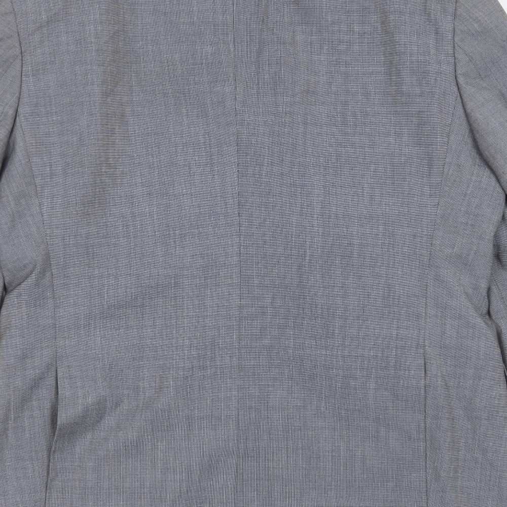 Mens UK Size 42 Burton Regular Grey Suit Jacket