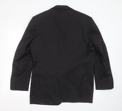 Mens UK Size 42 karl jackson Regular Black Suit Jacket