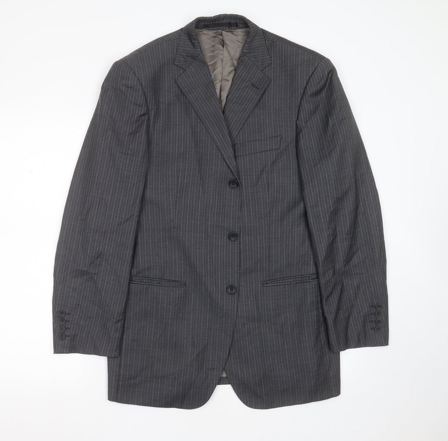 Mens UK Size 38 Marks and Spencer Regular Grey Suit Jacket