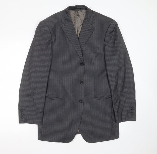 Mens UK Size 38 Marks and Spencer Regular Grey Suit Jacket