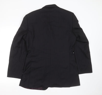 Mens UK Size 40 Burton Regular Black Suit Jacket