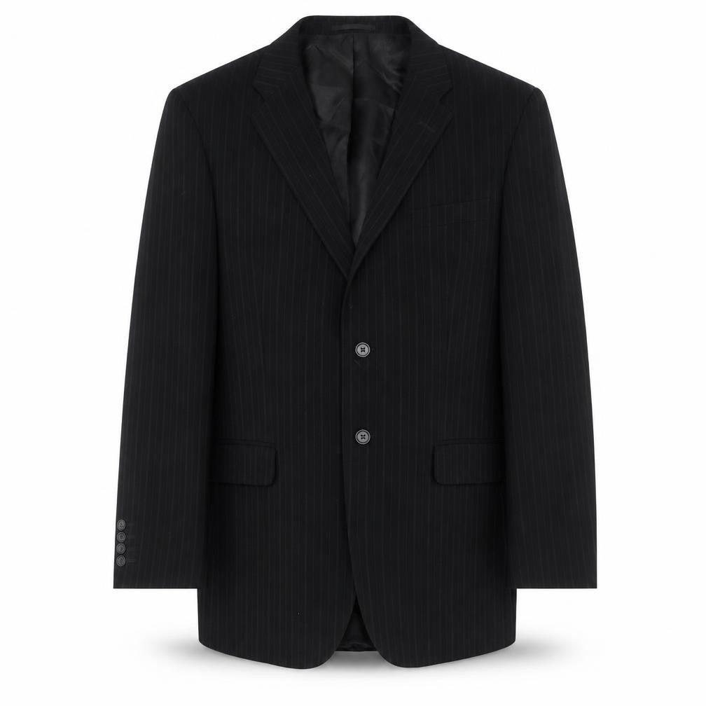 Mens UK Size 42 Milan Collection Regular Black Suit Jacket