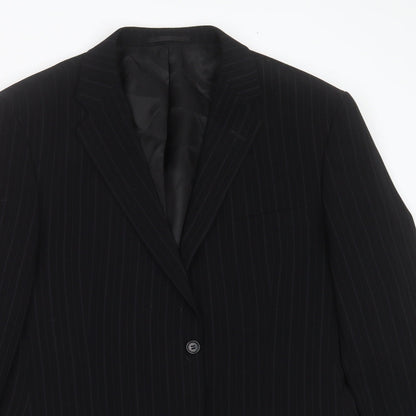 Mens UK Size 42 Milan Collection Regular Black Suit Jacket