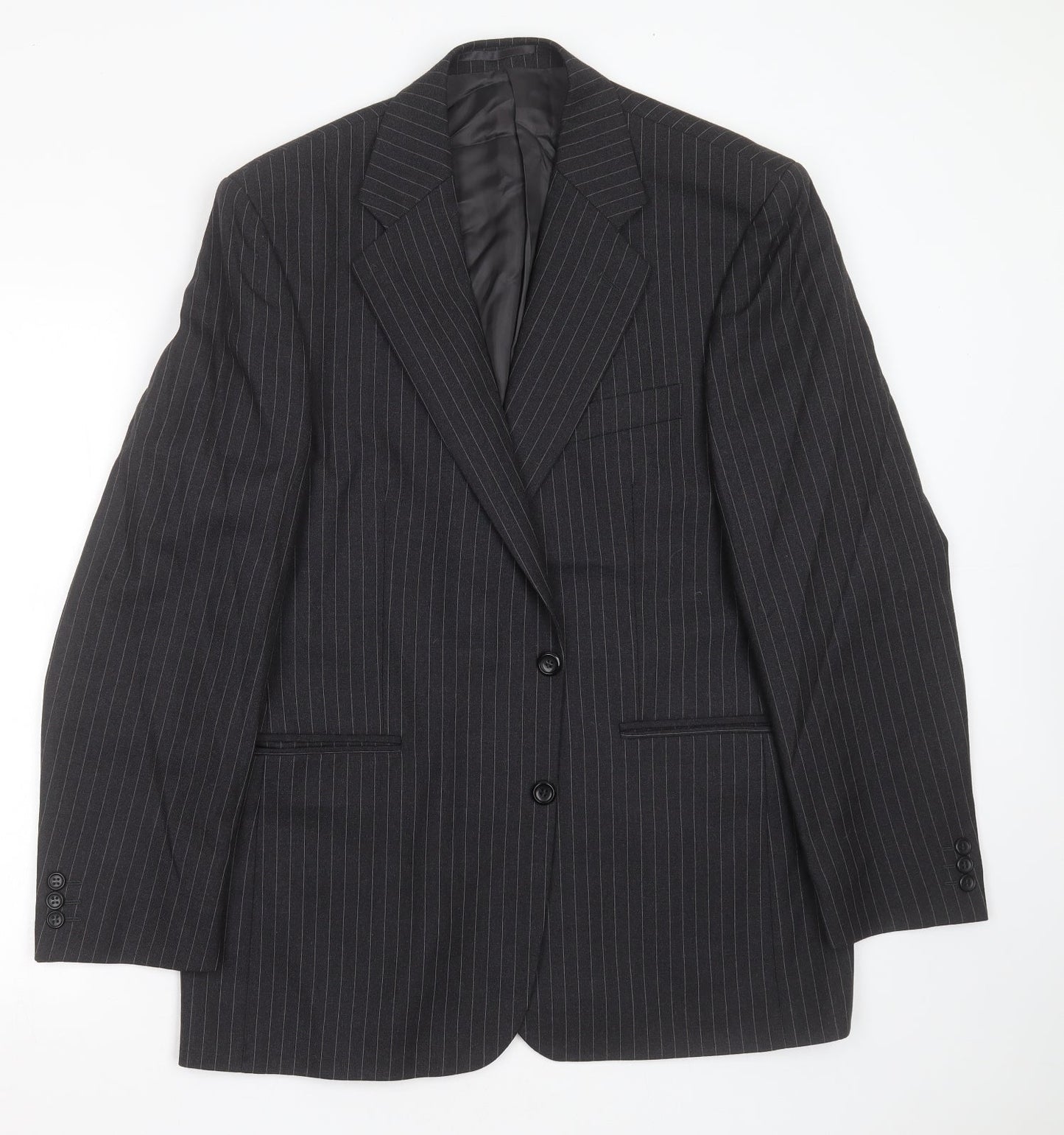Mens UK Size 42 LABEL Regular Grey Suit Jacket