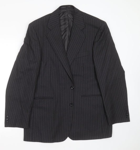 Mens UK Size 42 LABEL Regular Grey Suit Jacket