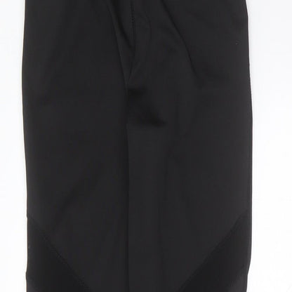 Preworn Womens Black  Polyester Capri Leggings Size S L28 in Extra-Slim