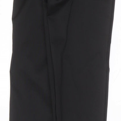 Preworn Womens Black  Polyester Capri Leggings Size S L28 in Extra-Slim