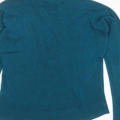 Womens UK Size M VIDA VI Blue Pullover Jumper