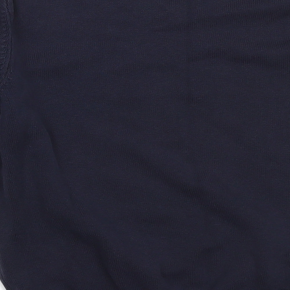 George Boys Blue V-Neck  Cotton Pullover Jumper Size 7-8 Years