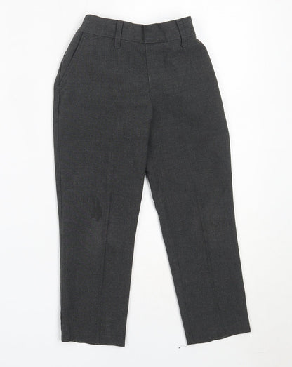 Marks and Spencer Boys Grey  Polyester Dress Pants Trousers Size 3-4 Years  Regular  - school