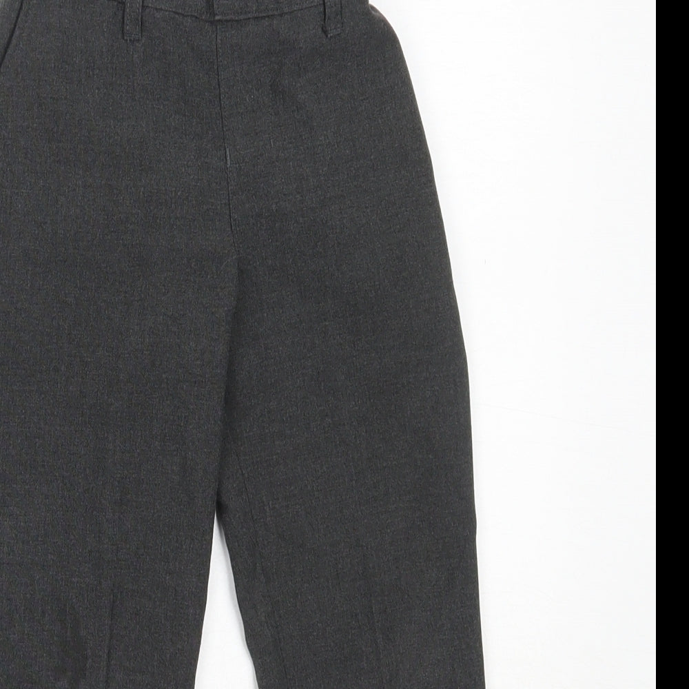 Marks and Spencer Boys Grey  Polyester Dress Pants Trousers Size 3-4 Years  Regular  - school