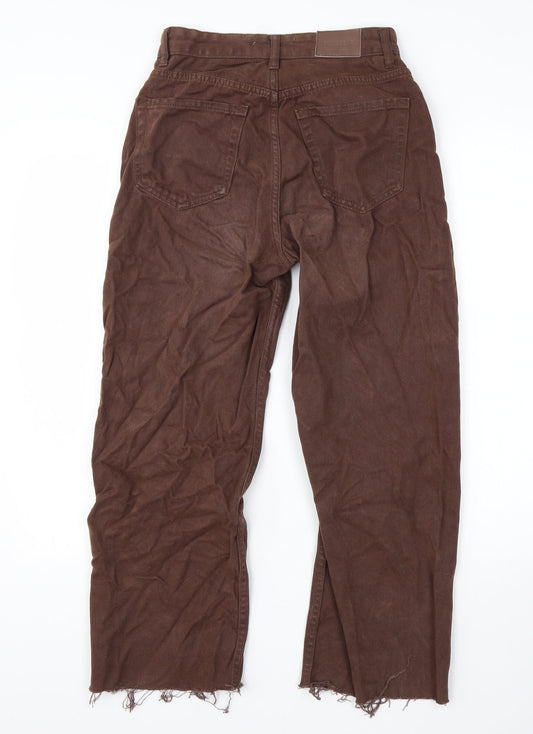 Pull&Bear Womens Brown   Cropped Jeans Size 8 L25 in Regular