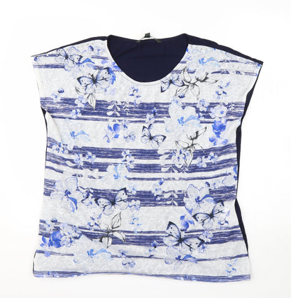 Womens UK Size 16 Love Tees Multicoloured Basic T-Shirt