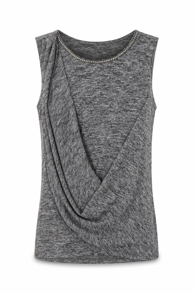 Womens UK Size 12 Very Grey Basic Tank