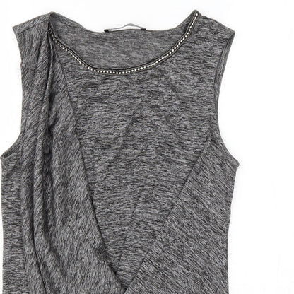 Womens UK Size 12 Very Grey Basic Tank