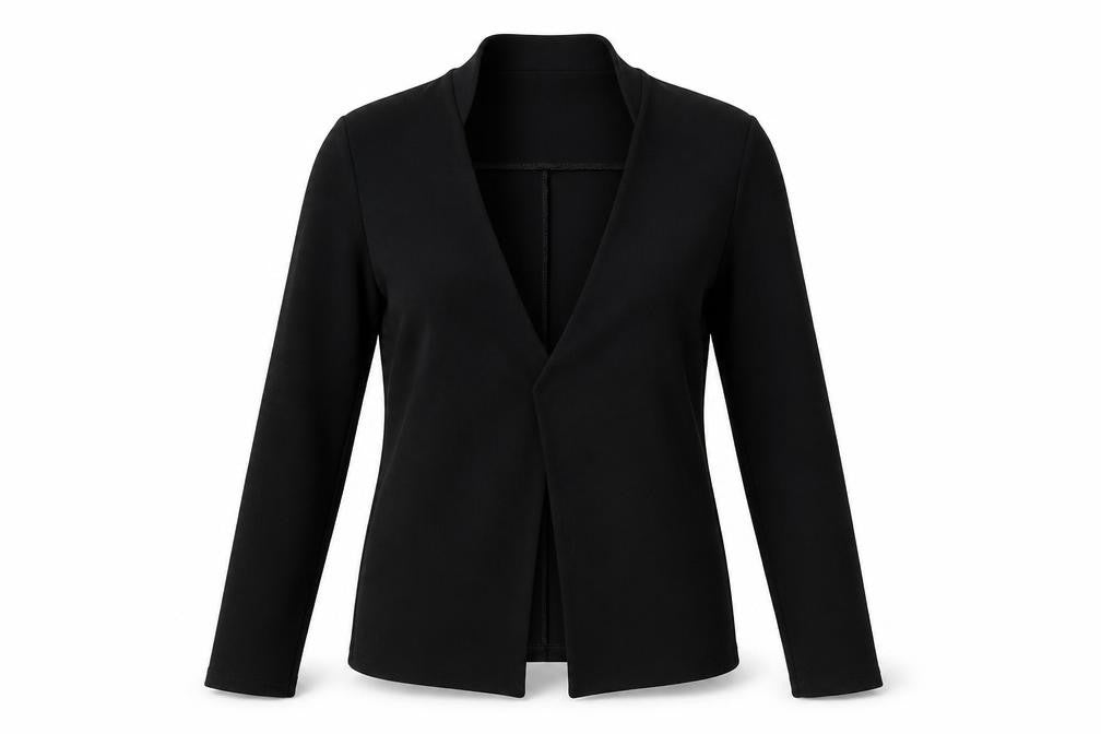 Womens UK Size 10 Preworn Black Jacket