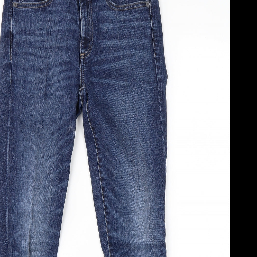 Gap Womens Blue  Cotton Skinny Jeans Size 26 in L28 in Regular