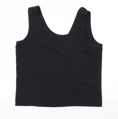 Womens UK Size 12 St Michael Black Basic Tank