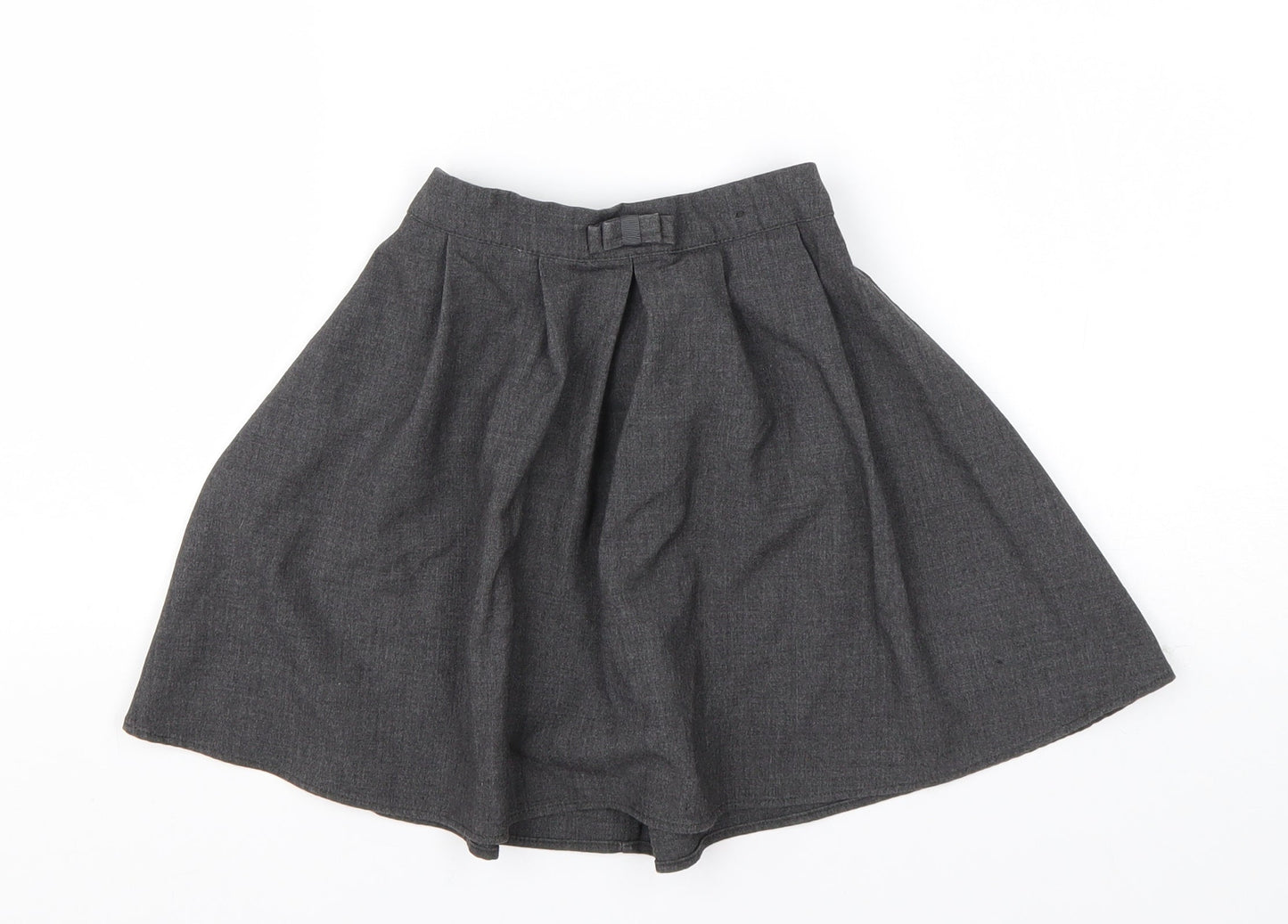 Nutmeg Girls Grey  Polyester A-Line Skirt Size 5-6 Years  Regular  - School wear