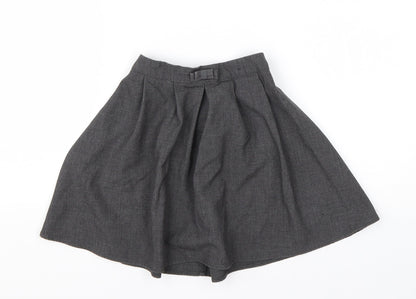 Nutmeg Girls Grey  Polyester A-Line Skirt Size 5-6 Years  Regular  - School wear