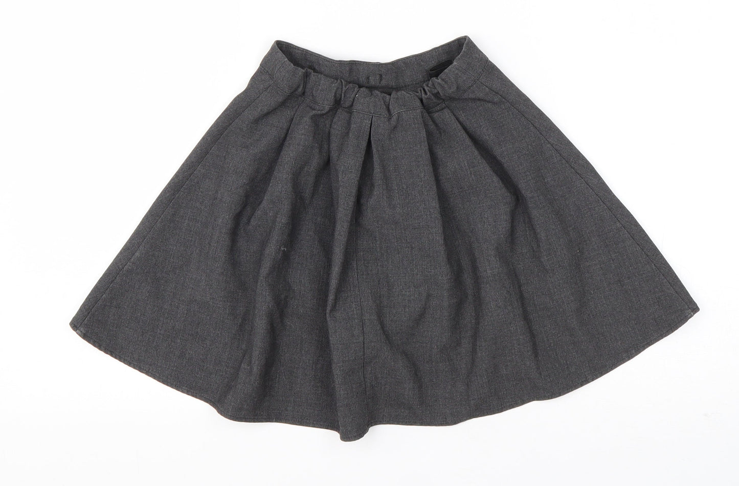 Nutmeg Girls Grey  Polyester A-Line Skirt Size 5-6 Years  Regular  - School wear