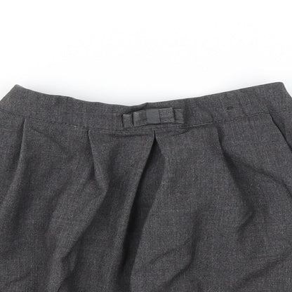Nutmeg Girls Grey  Polyester A-Line Skirt Size 5-6 Years  Regular  - School wear