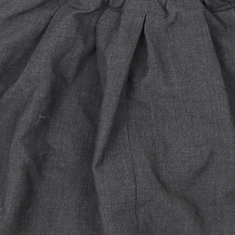 Nutmeg Girls Grey  Polyester A-Line Skirt Size 5-6 Years  Regular  - School wear